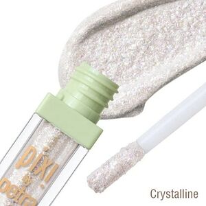 Pixi by Petra Liquid Fairy Lights Glimmer Eyeshadow Sparkle Crystalline Silver